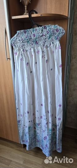 Сарафан на резинке в пол