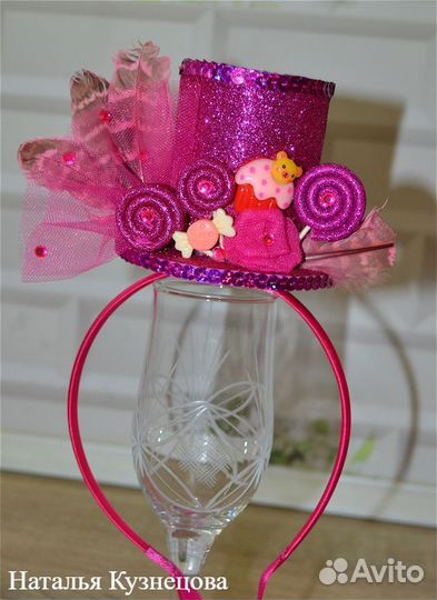 Ободок, шляпка для новогоднего костюма 