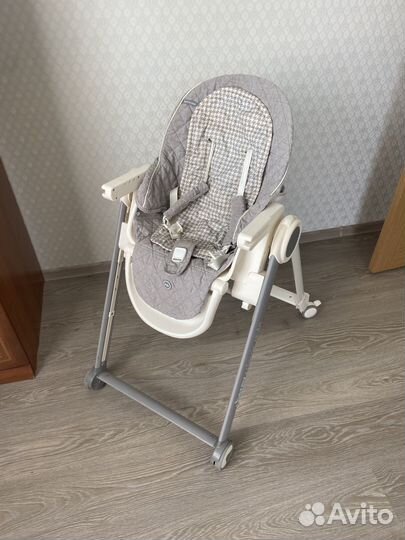 Детский стул для кормления шезлонг happy baby