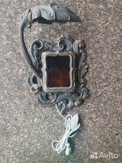 Винтажное бра с галограмой 3шт