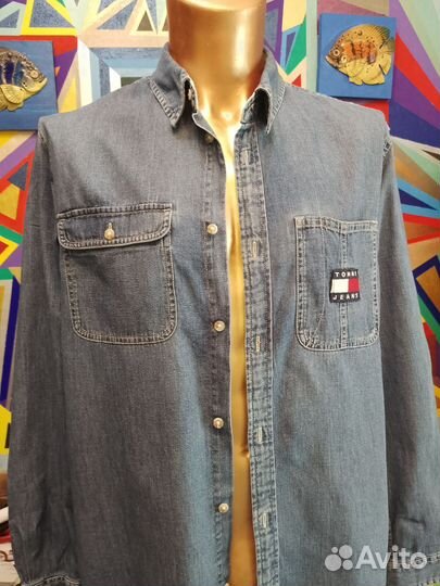 Джинсовая рубашка Tommy Hilfiger. Original. L. US