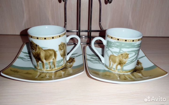 2 кофейные (чайные) пары Finecasa (Италия)