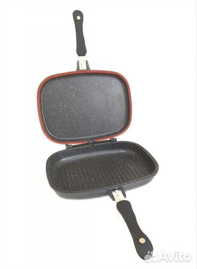Новая двухсторонняя сковорода гриль Bergner