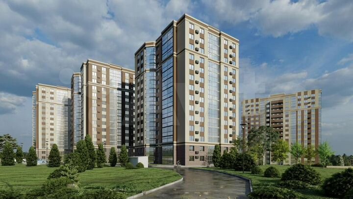 3-к. квартира, 81,4 м², 1/14 эт.
