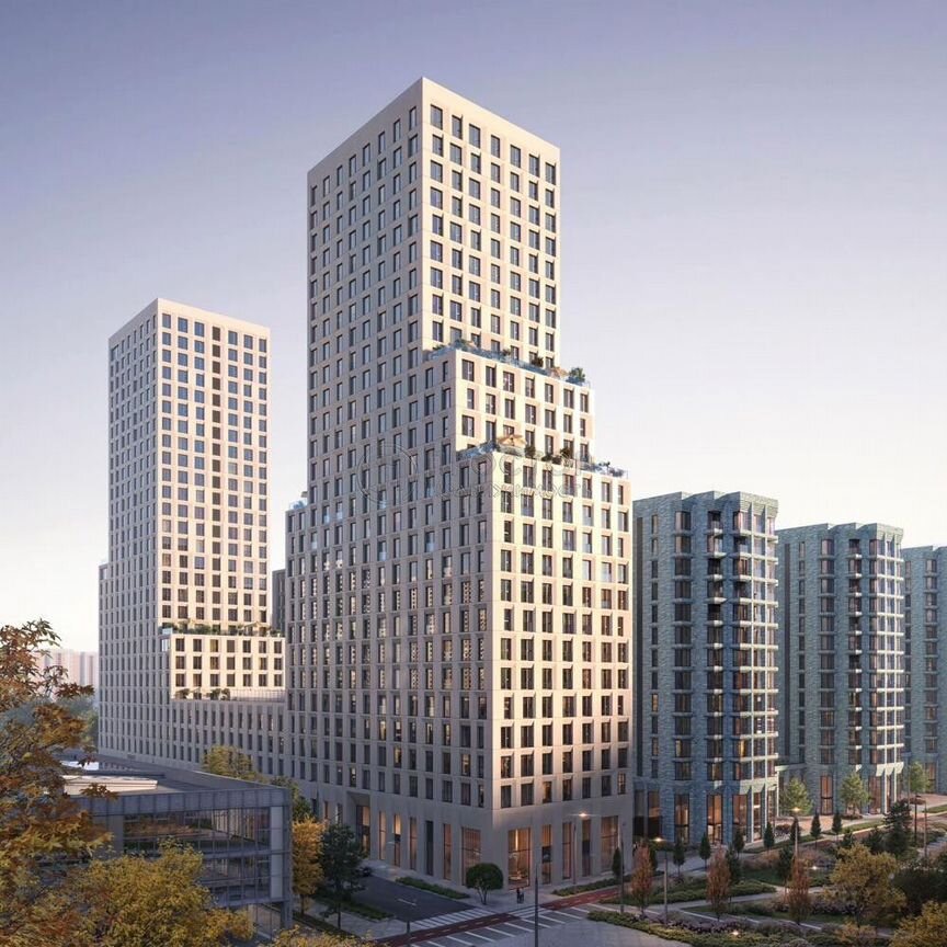 3-к. квартира, 53,8 м², 12/15 эт.