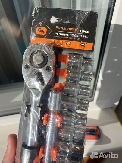 Набор головок с трещеткой