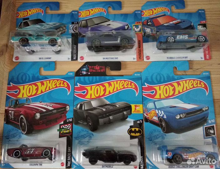 Hot Wheels новые