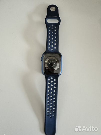 Часы apple watch 7 45 mm blue