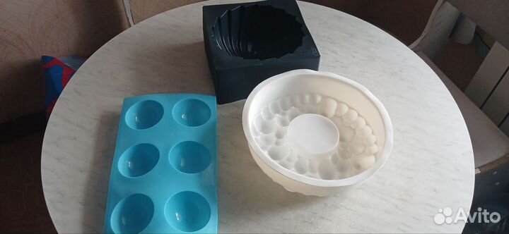 Силиконовые формы для заморозки мусовых тортов
