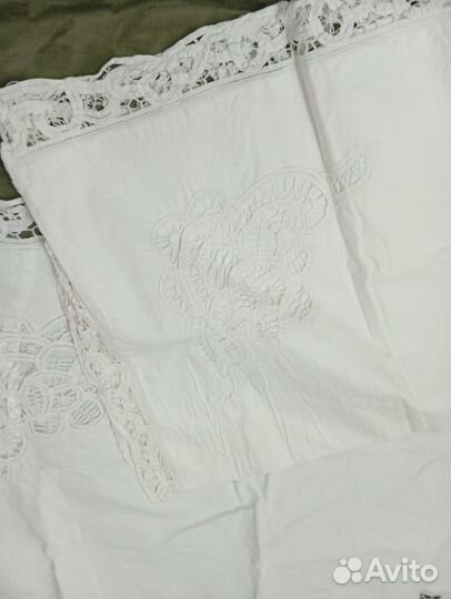 Скатерть и наволочки ручная вышивка