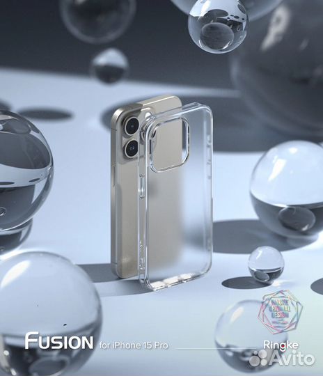 Чехол Ringke Fusion mat Clear для iPhone 15 pro