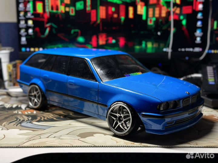 Кузов bmw e34 универсал aplastic rc drift 1/10