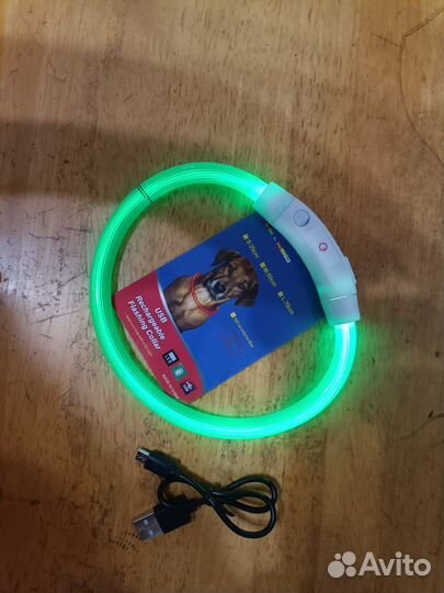 Светящийся ошейник для собак