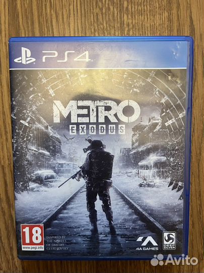 Игра для приставки ps4 Metro exodus