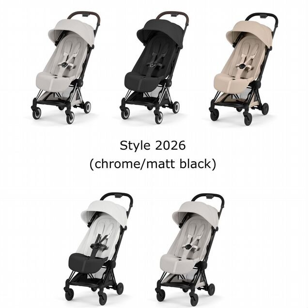 Cybex Coya Style 2026 Matt black и Chrome