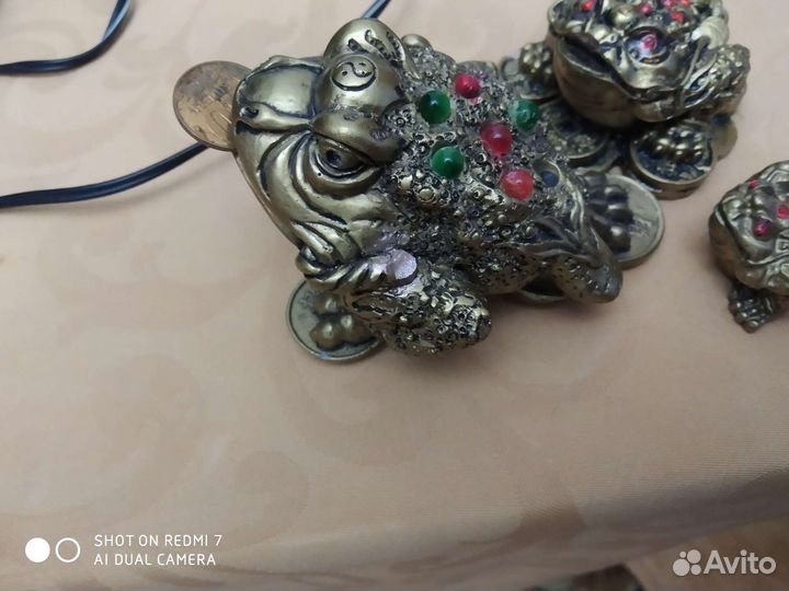 Фигурки, лягушка, 3,шт