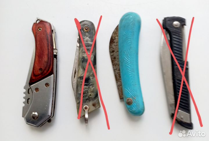 Ножи складные, перочинные времён СССР