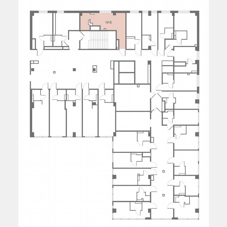 1-к. апартаменты, 23,6 м², 2/13 эт.