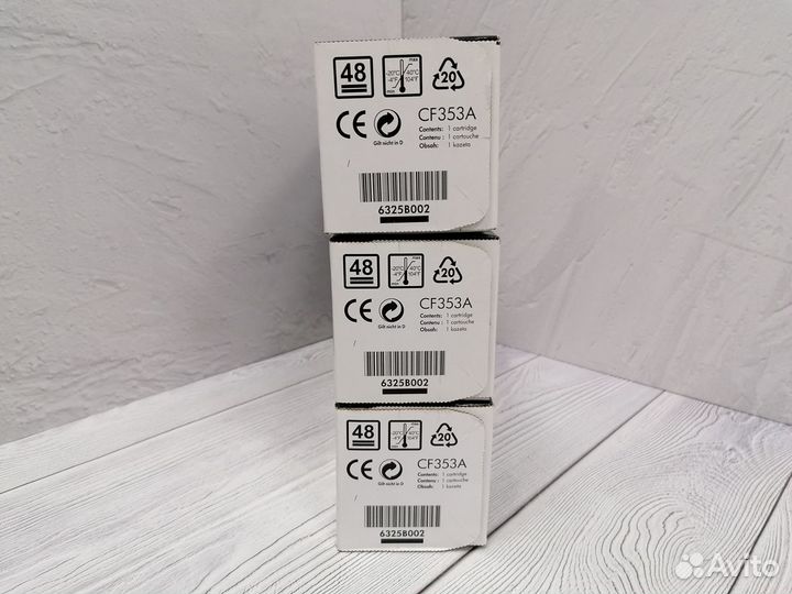 Картриджи оригинальные HP CF353A разные