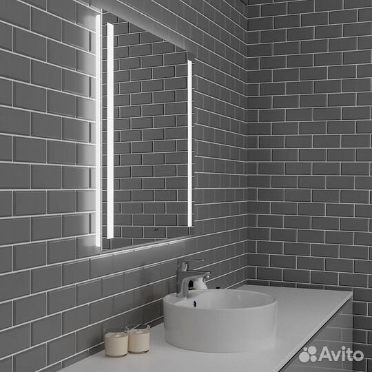 Зеркало Grossman Norma 100 1010080 с подсветкой с