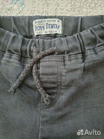 Джинсы на мальчика утепленные 98 104