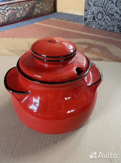 Посуда из югославии. Красная керамика