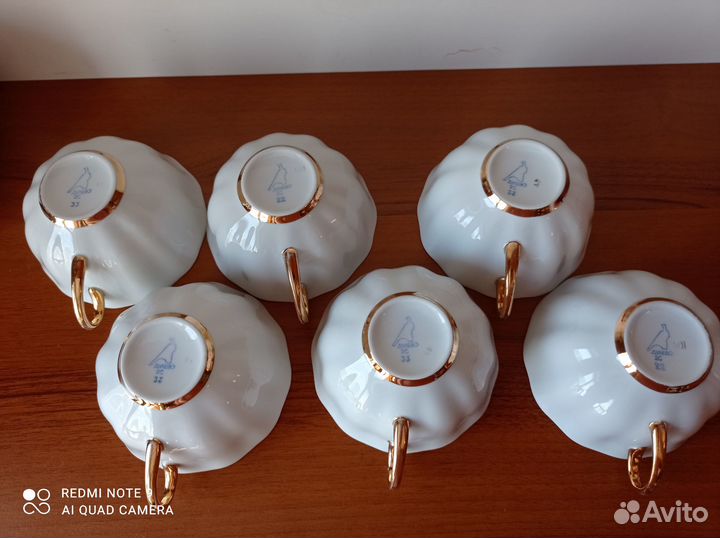 Чайный сервиз Розовые розы Дулево