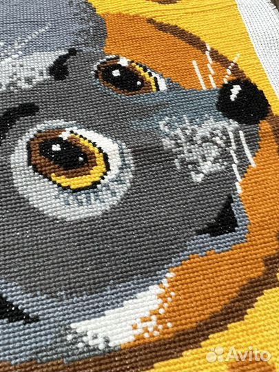 Вышивка крестом для наволочки