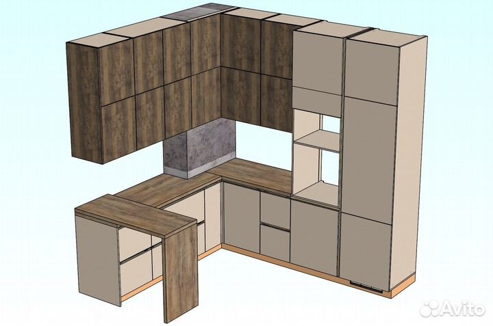 Проектирование мебели в Базис Мебельщик