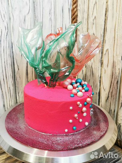 Торт (свадебные, бенто), безе, соленая карамель