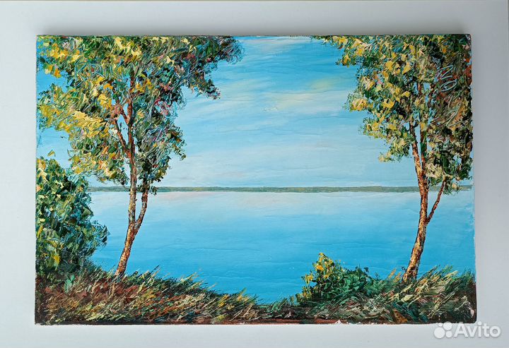 Три осенние картины, холст, масло