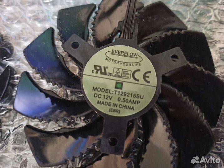 Вентиляторы для видеокарт Gigabyte 570/470/580/480