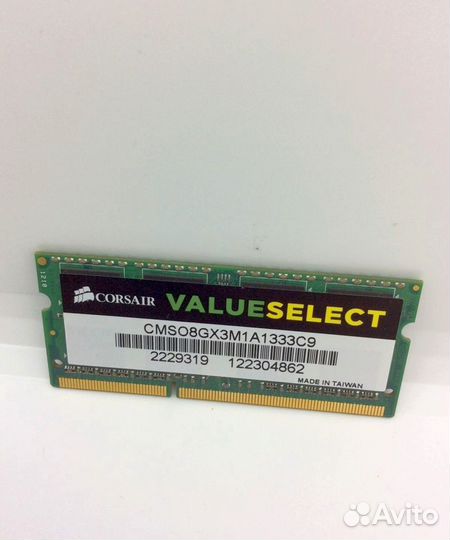 Оперативная на ноут Corsair 8GB DDR3 1333 Mhz ддр3