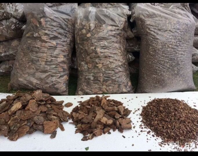 Кора сосны мульча