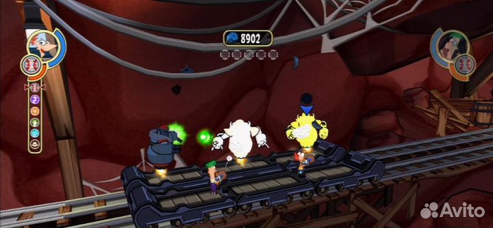 Phineas and Ferb Across the 2nd Dimension, б/у PSP