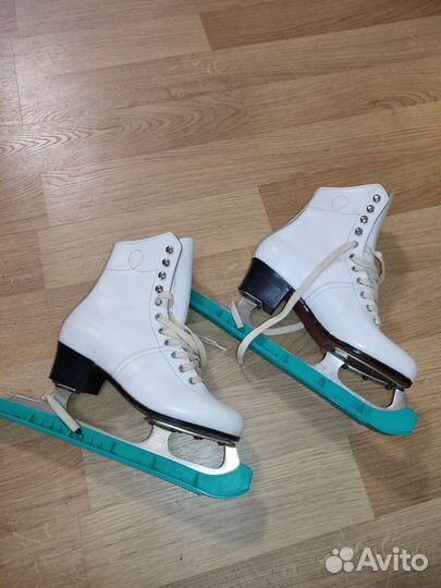 Коньки фигурные женские детские размер 34 35