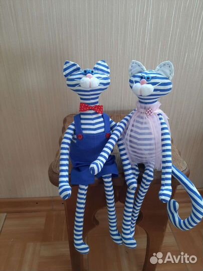 Подарочки. Текстильные котики. Символ 2023 года