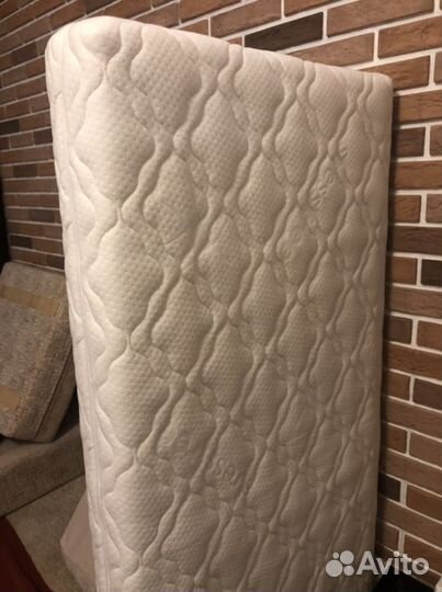 Кроватка Детская, белая с выдвиж. ящиком + матрас