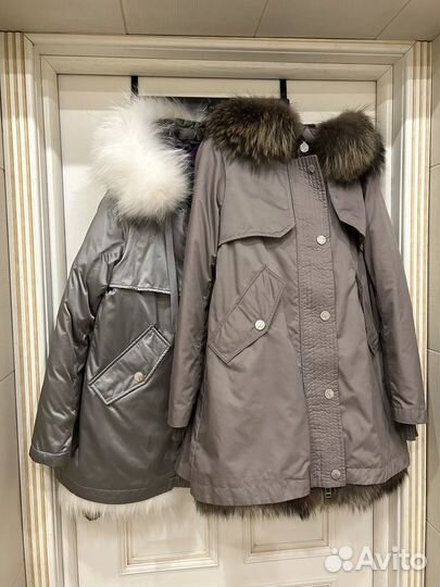 Парка пуховик новая 40-44
