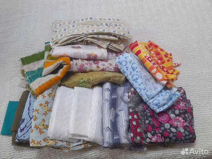 Ткань хлопок и лен