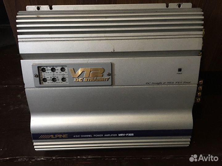 Усилитель 4 канала alpine mrv f305 v12