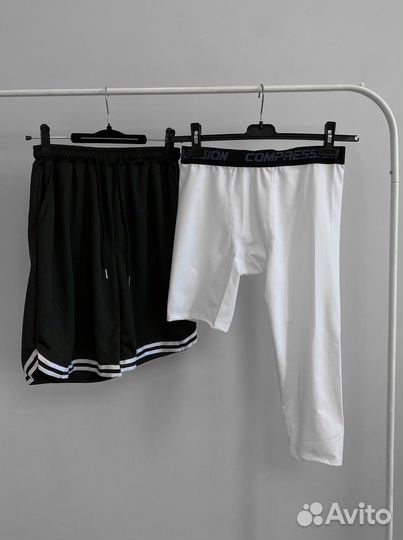 Набор тайтсы с шортами