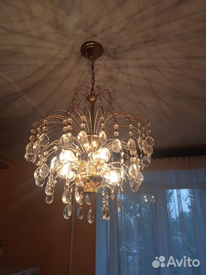 Люстра хрустальная богемия чехия