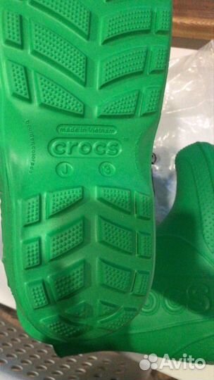 34-35р Новые сапоги Crocs