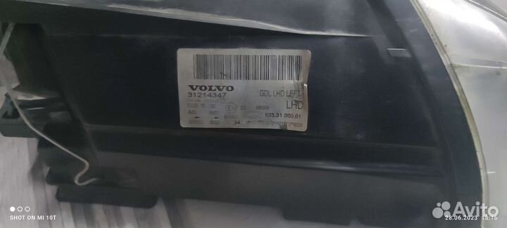 Фара левая ксенон volvo s80 ii, XC 70 ii, V70 iii