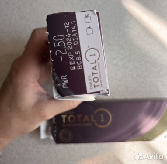 Линзы alcon dailies total -2,5