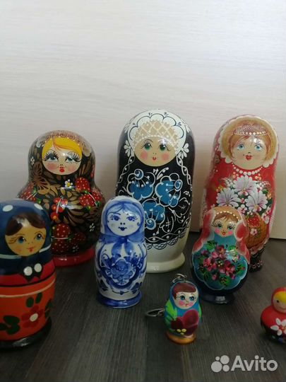 Матрешки деревянные