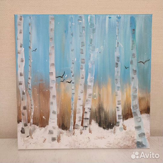 Картина акрилом на холсте