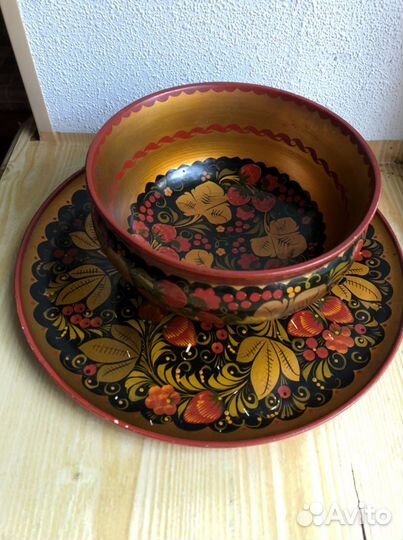 Посуда из хохломы