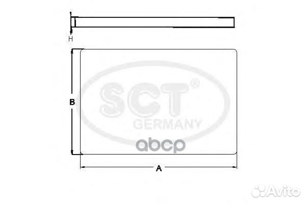 Фильтр салонный SAK265 SCT